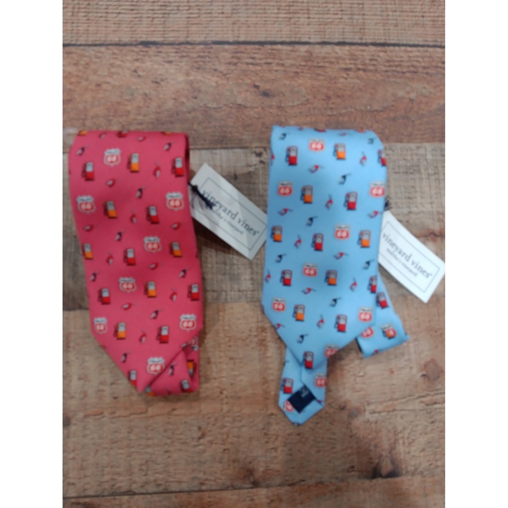 NWT Vineyard Vines Custom Collection Tie Phillips 66 (Lot Of 2)